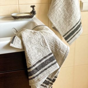 Premium Linen Hand Towels French Elegance Meets Rustic Charm