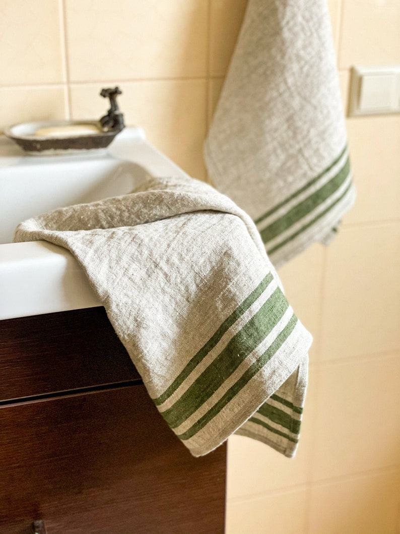 Premium Linen Hand Towels French Elegance Meets Rustic Charm