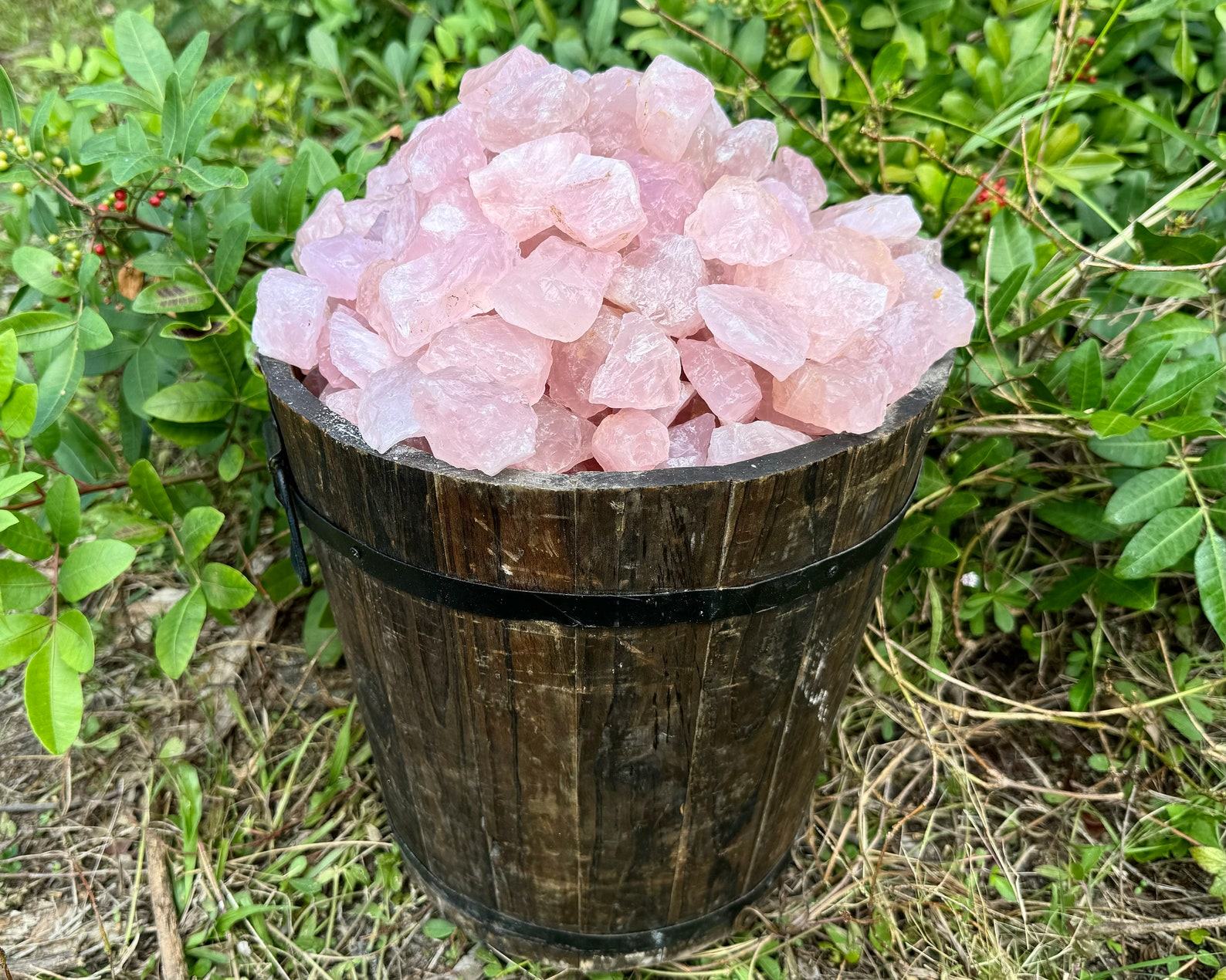 Premium Rose Quartz Rough Stones Choose Your Quantity (Grade ‘A’ Natural Crystals) - Image 4