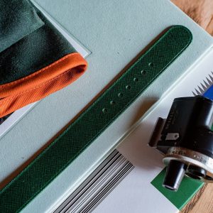 Premium Saffiano Leather Watch Strap Elevate Your Timepiece with Veg Tan Elegance