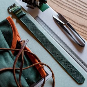 Premium Saffiano Leather Watch Strap Elevate Your Timepiece with Veg Tan Elegance