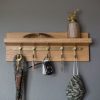 Premium Solid White Oak Key Rack Organize Your Entryway with Style