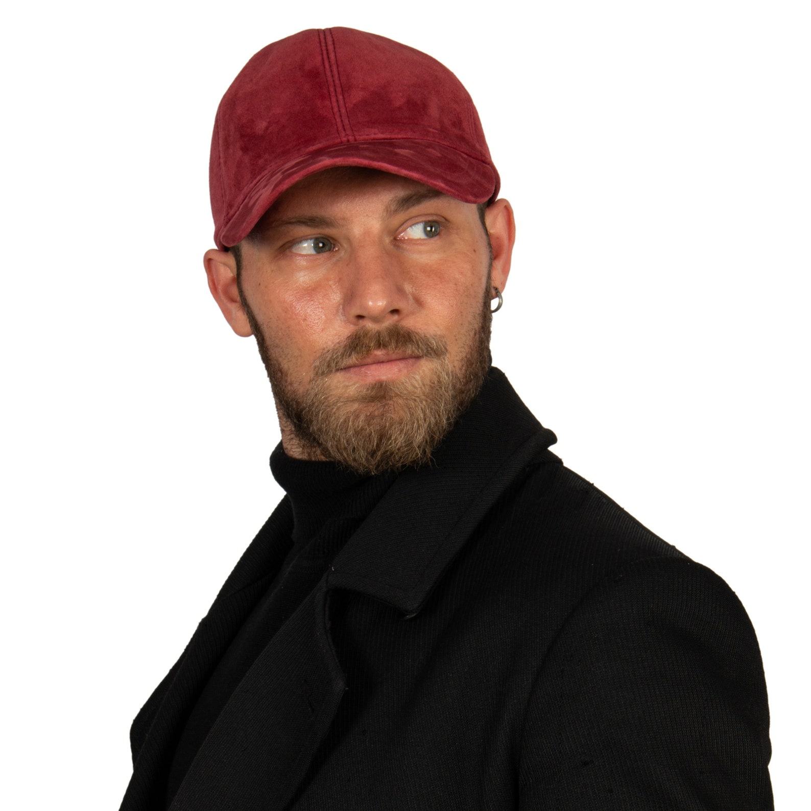 Premium Suede Leather Baseball Cap Elevate Your Style with Hatsquare’s Timeless Classic