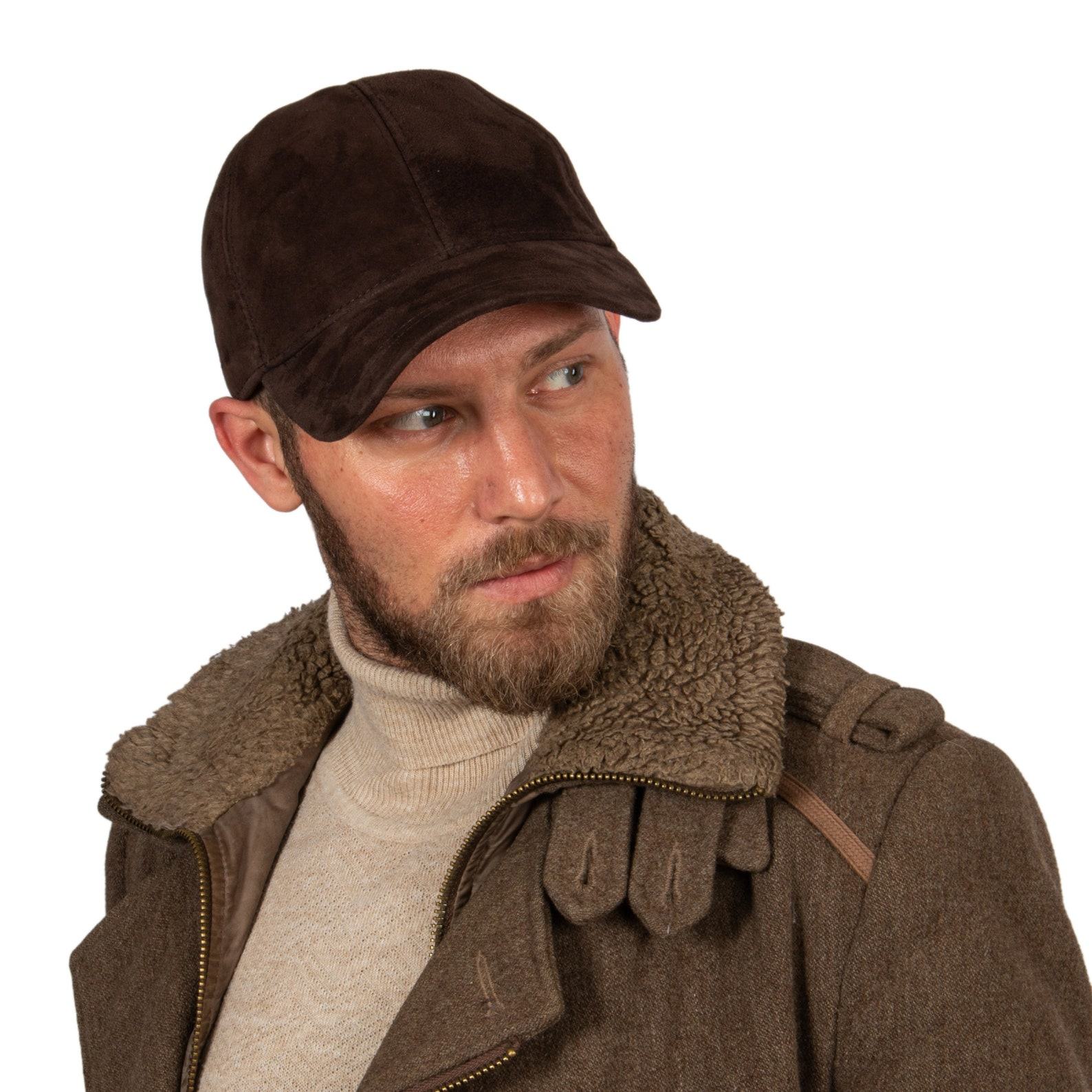 Premium Suede Leather Baseball Cap Elevate Your Style with Hatsquare’s Timeless Classic