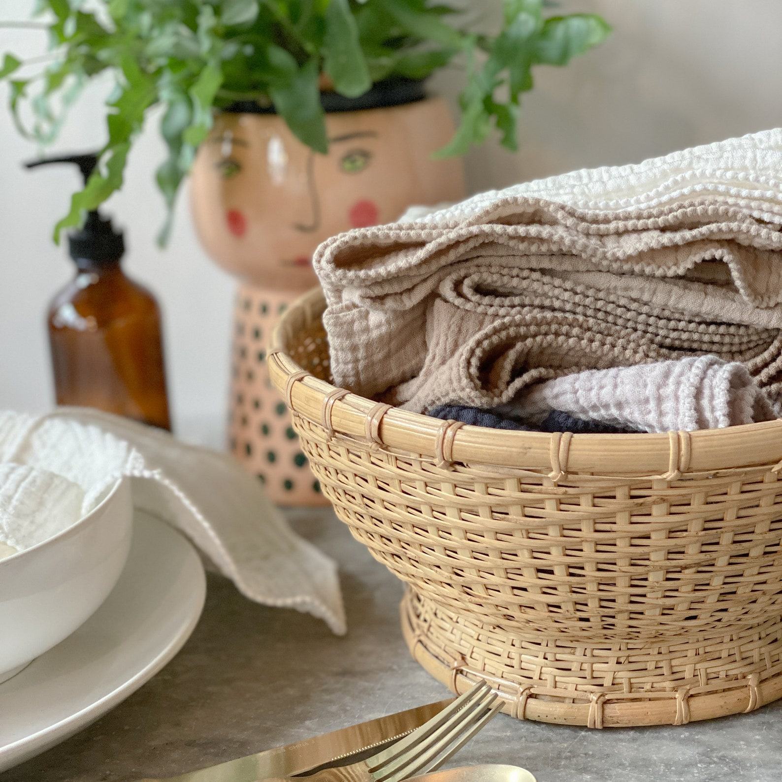 Premium Thin Gauze Kitchen Towel Absorbent, Quick-Drying, and Versatile