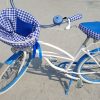 Premium Wicker Basket and Saddle Cover Set for Bicycles Enhance Your Ride with Style and Protection