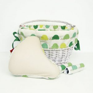 Premium Wicker Basket and Saddle Cover Set Protect Your Bike in Style