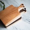 Premium Wood Cheese Board with Handle Elevate Your Entertaining with Natural Elegance