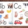 Preschool Alphabet Letter Sounds Poster Set Interactive Learning for Little Explorers