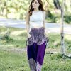 Purple Hippie Harem Pants Comfy Loungewear, Yoga Pants, Festival Wear, Boho Item