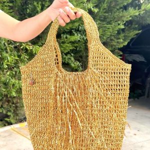 Raffia Crochet Tote The Perfect Summer Accessory for Beach, Shopping, and More