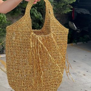 Raffia Crochet Tote The Perfect Summer Accessory for Beach, Shopping, and More
