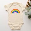 Rainbow Baby Bodysuit Vibrant Retro Graphic Tee for Little Ones
