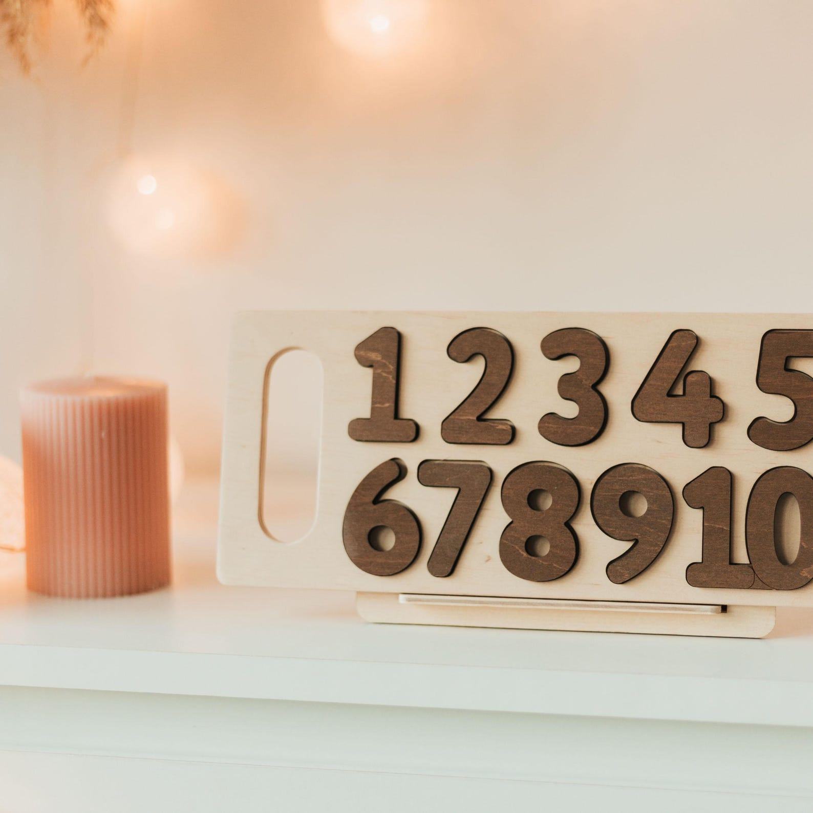 Rainbow Numbers Puzzle by BusyPuzzle  Fun Learning Toy for Kids – Shop Now!