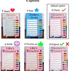 Rainbow Routine Revolution Empower Kids with Personalized Chore Charts