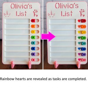 Rainbow Routine Revolution Empower Kids with Personalized Chore Charts