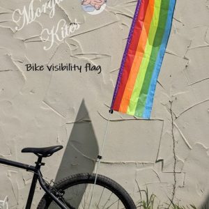 Rainbow Visibility Flag Illuminate Your Ride, Enhance Safety