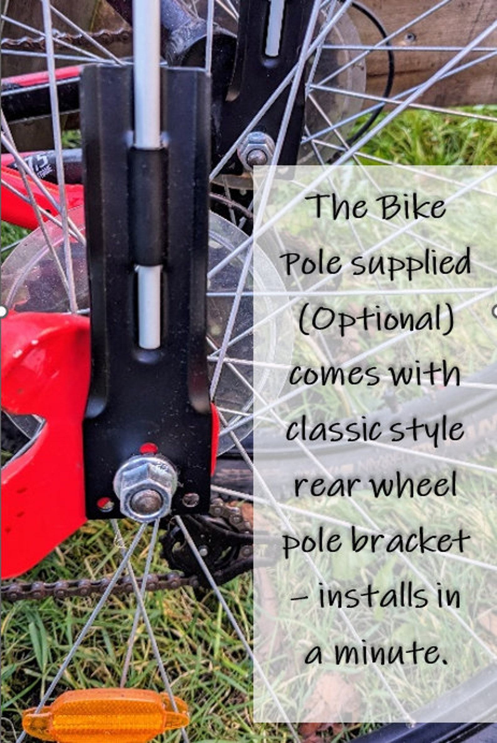 Rainbow Visibility Flag Illuminate Your Ride, Enhance Safety - Image 3