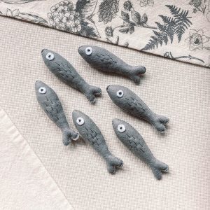 Realistic Felt Anchovy A Savory Playtime Treat for Imaginative Chefs