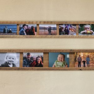 Reclaimed Wood Photo Display Effortless Memory-Keeping for Timeless Treasures