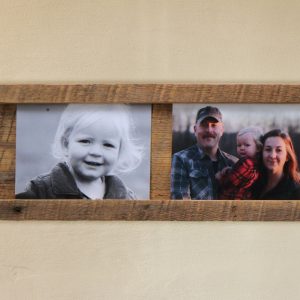 Reclaimed Wood Photo Display Effortless Memory-Keeping for Timeless Treasures