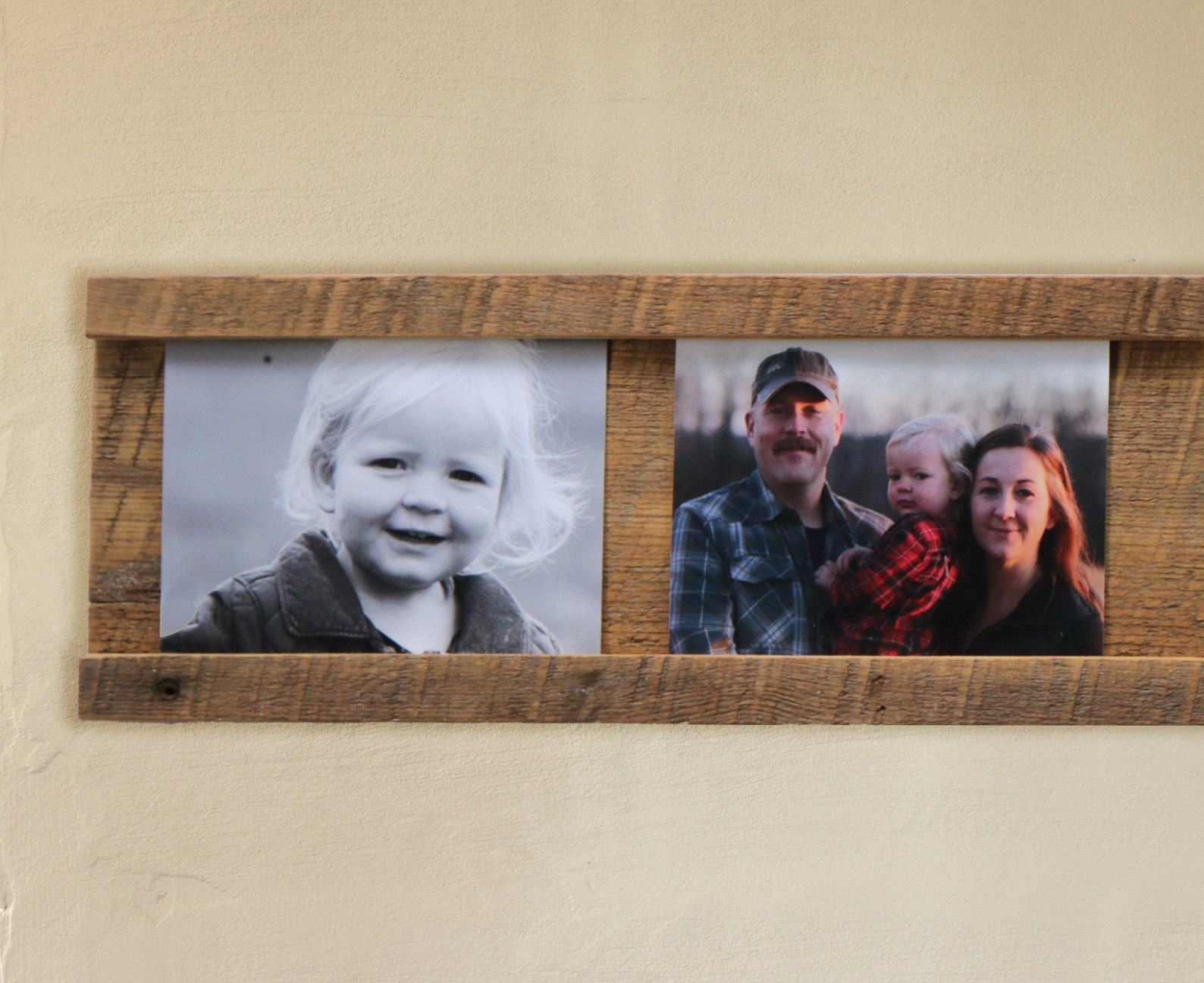 Reclaimed Wood Photo Display Effortless Memory-Keeping for Timeless Treasures - Image 2