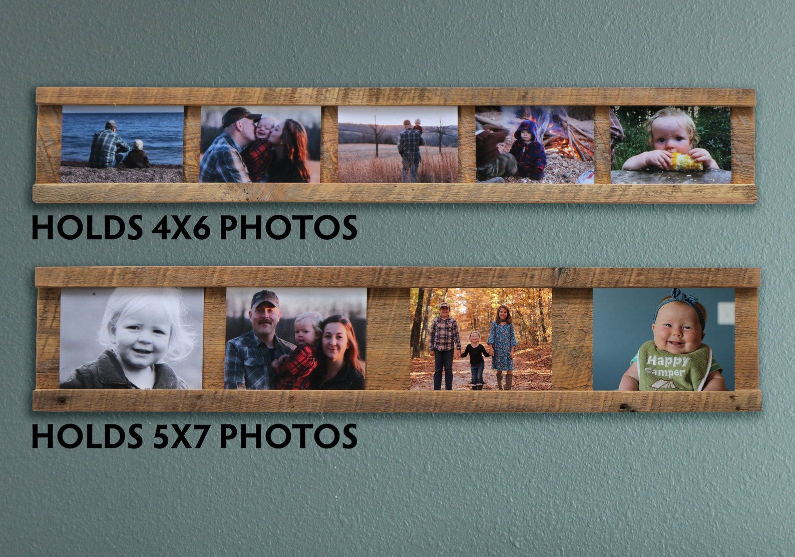 Reclaimed Wood Photo Display Effortless Memory-Keeping for Timeless Treasures - Image 4