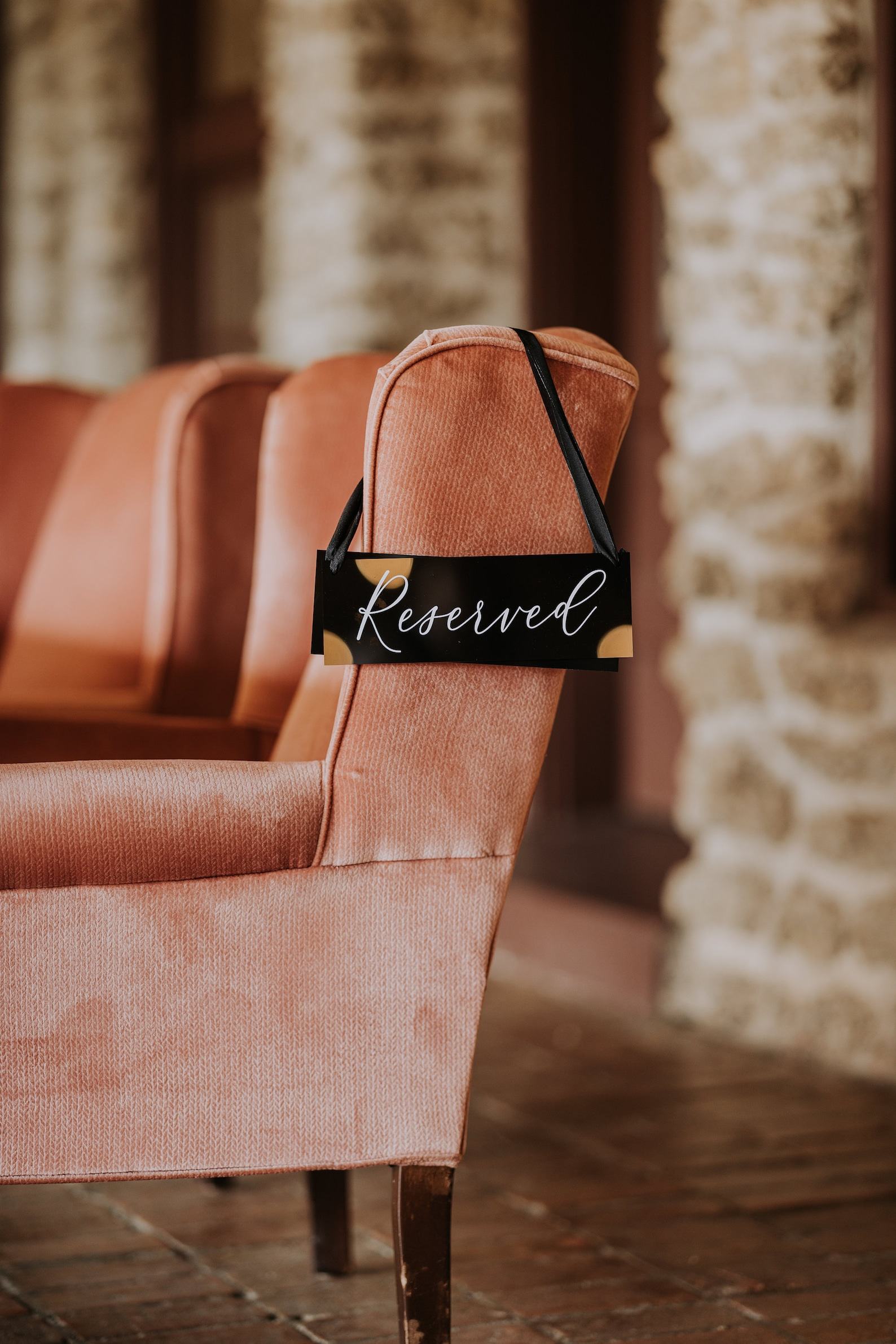 Reserved Wedding Sign Elevate Your Ceremony with Timeless Elegance - Image 4