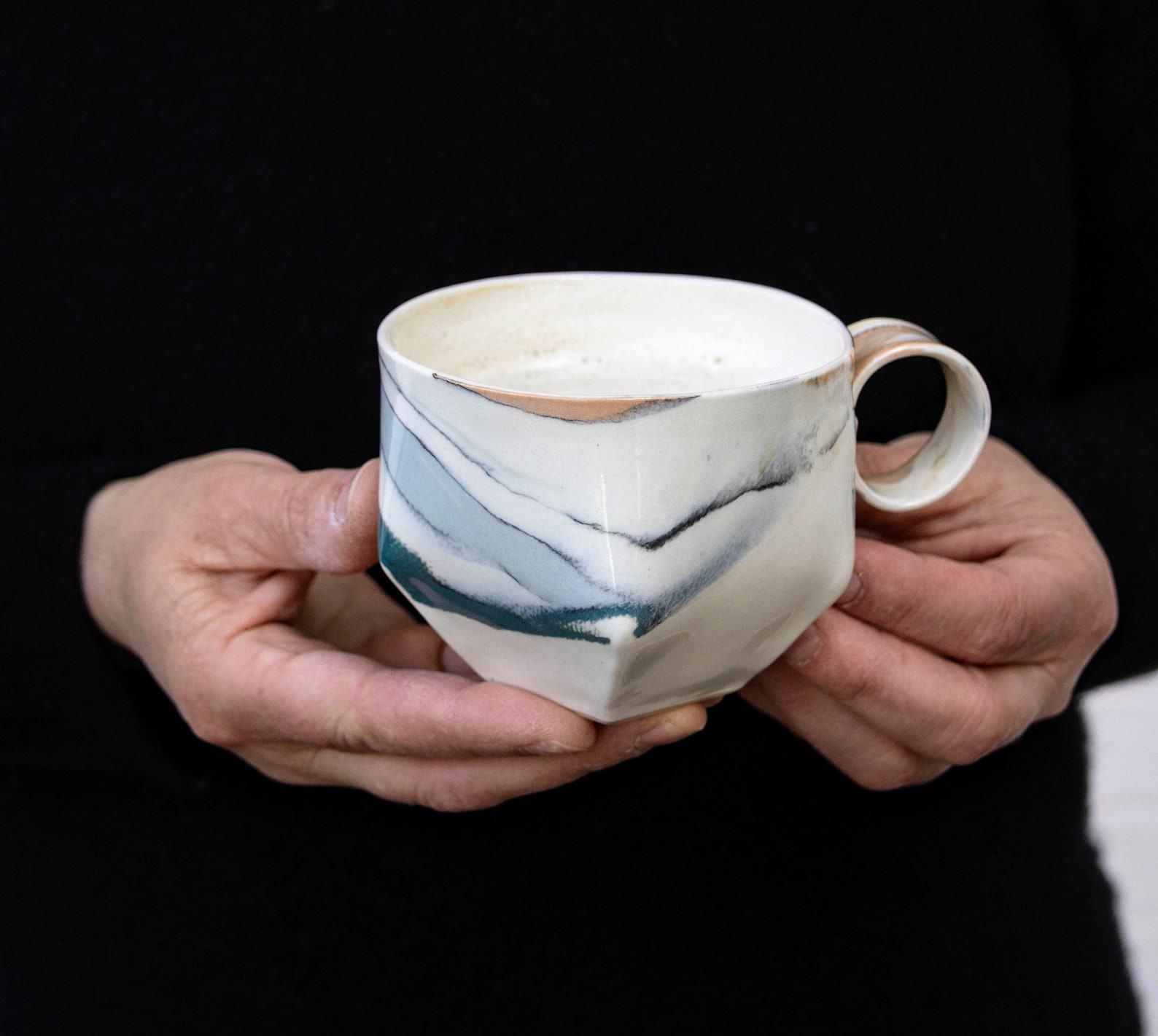 Reverie Handcrafted Ceramic Mug for Moments of Reflection and Tranquility - Image 5