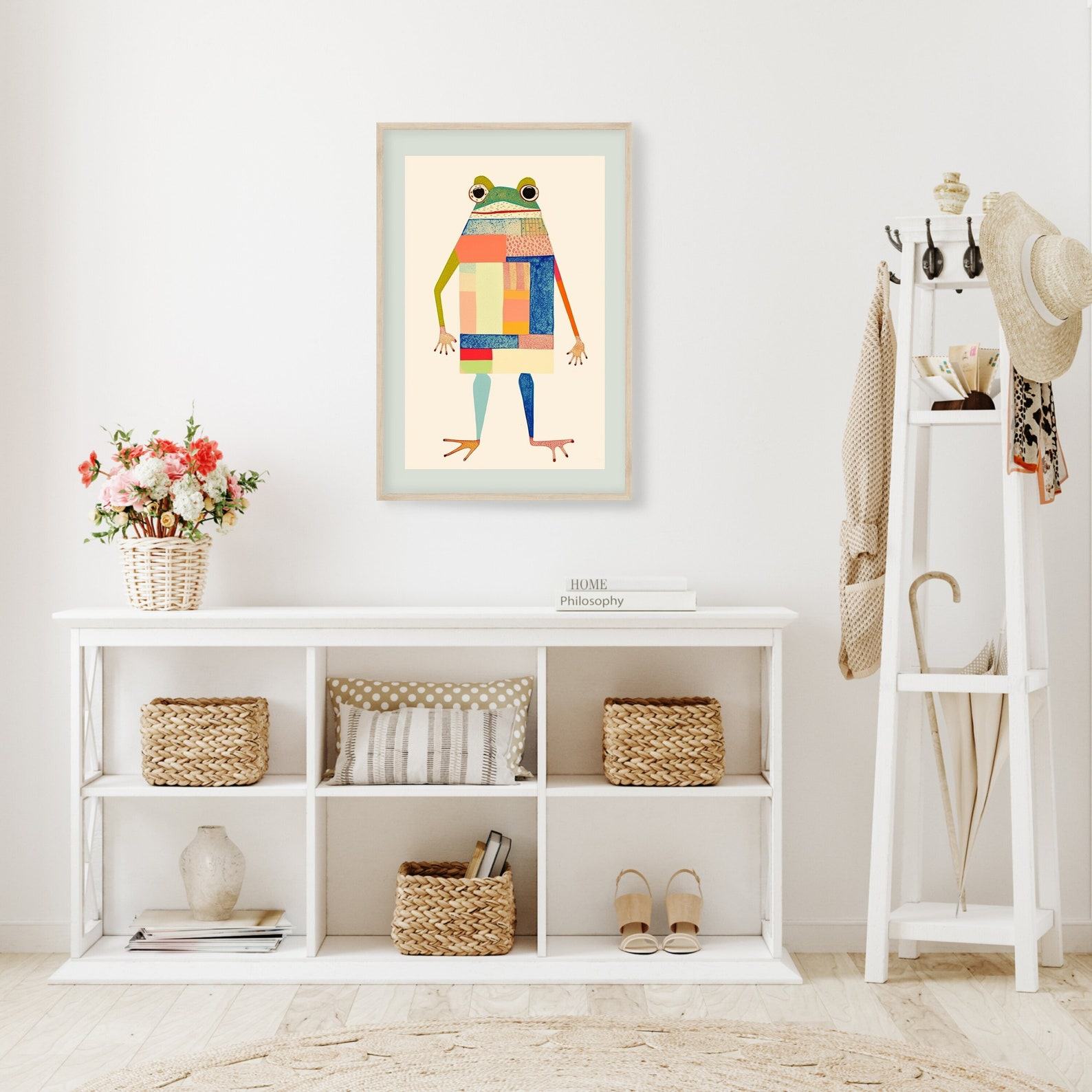 Ribbiting Good Times The Hoppy Poster for Frog Lovers and Quirky Decor