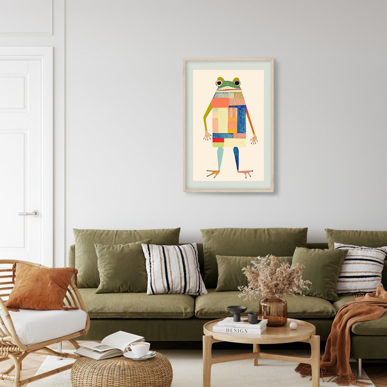 Ribbiting Good Times The Hoppy Poster for Frog Lovers and Quirky Decor