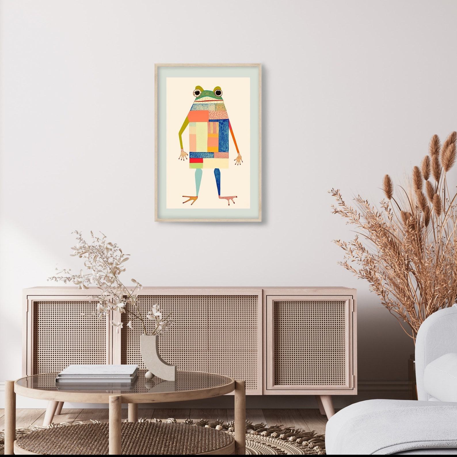 Ribbiting Good Times The Hoppy Poster for Frog Lovers and Quirky Decor