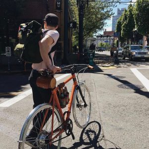 Ride with Refreshment Bike Beer Combo – Leather Wood Bicycle Beer Carrier with Exclusive Discount