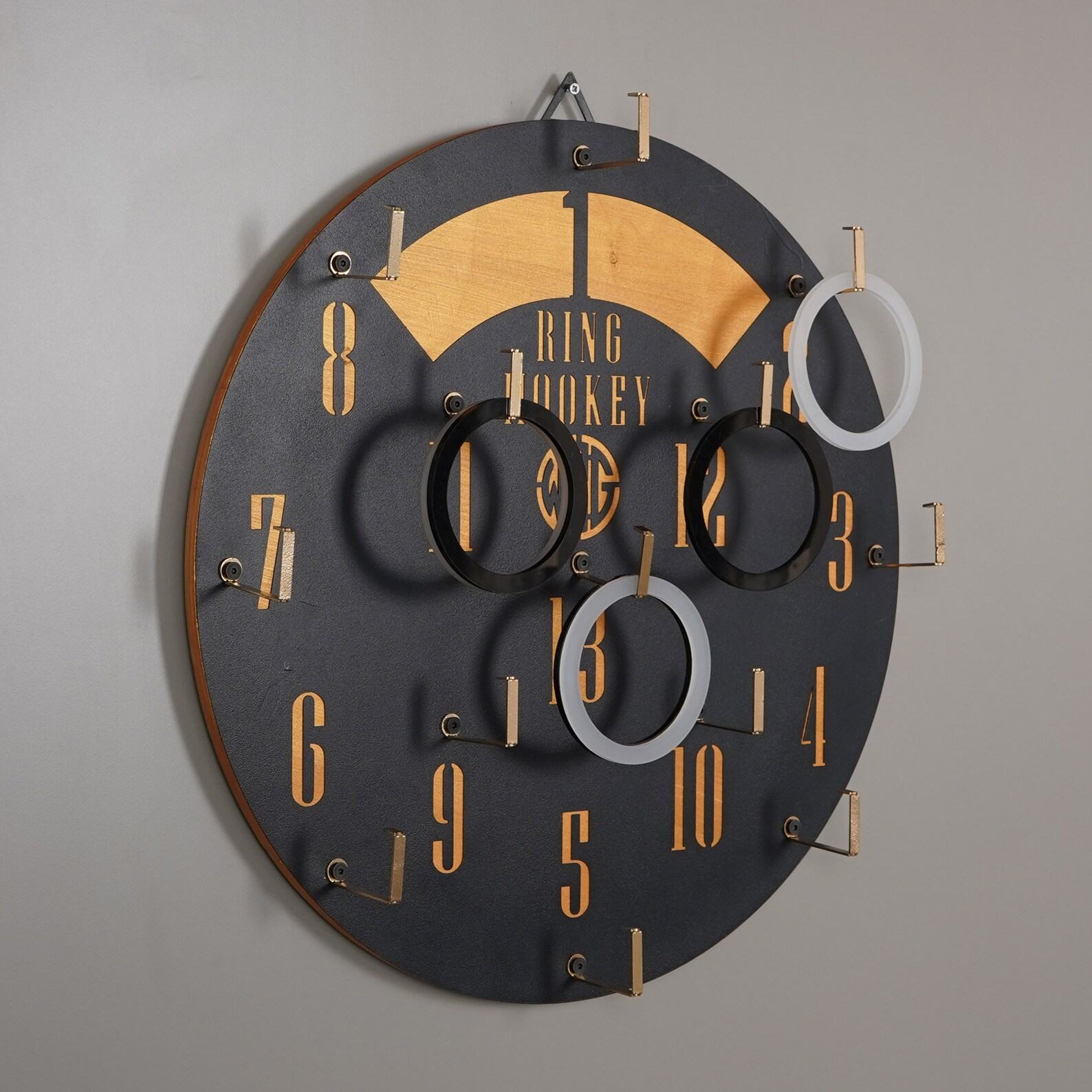 Ring Hookey Wall Board Game Housewarming Item, Metal Wall Decor, Adult Toys, Game Room Decor, Play on Wall Metal Wooden Wall Art Decor