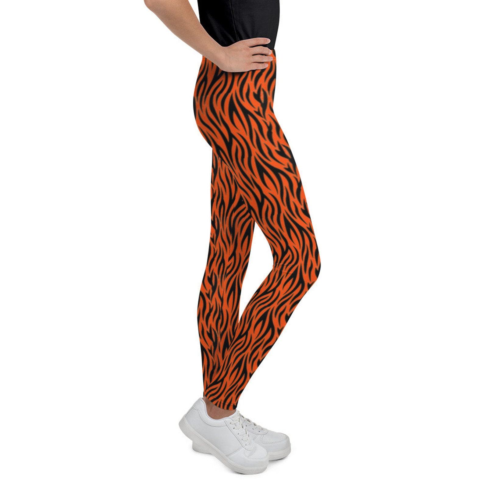 Roar-some Mommy and Me Tiger Stripe Leggings Match Your Little Cub!