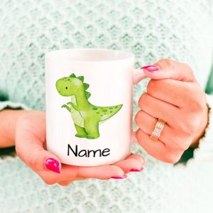 Roar-some Personalized Dino Mug Create a Prehistoric Adventure for Your Little Explorers