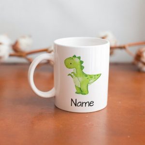 Roar-some Personalized Dino Mug Create a Prehistoric Adventure for Your Little Explorers