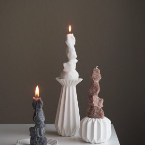 RockBlaze Handcrafted Palm Wax Pillar Candle for Meditation, Home Decor, and Iteming
