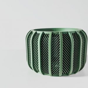 RODEX Orchid Planter Modern 3D Printed Indoor Pot for Succulents, Cacti, and Monstera (3″-7.4″)