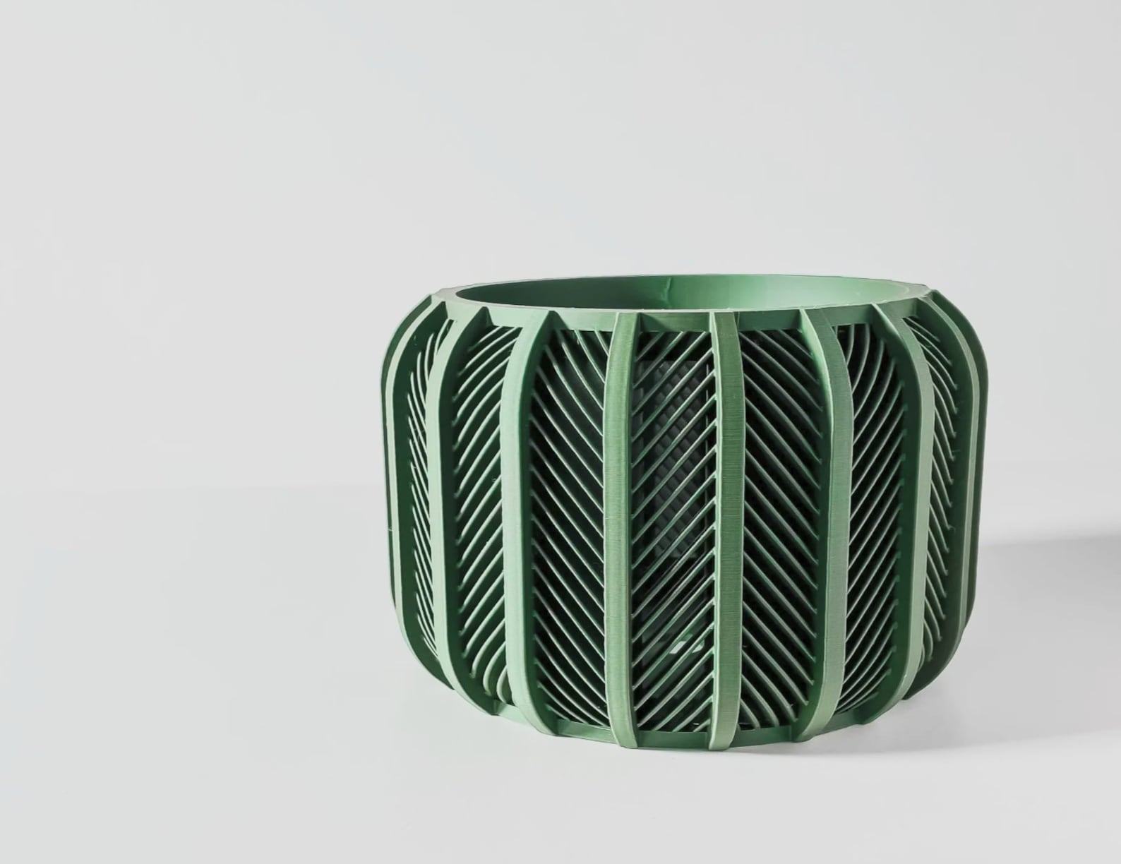 RODEX Orchid Planter Modern 3D Printed Indoor Pot for Succulents, Cacti, and Monstera (3″-7.4″) - Image 4