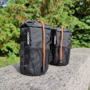 ROGOVbags Bike Feed Bag  Snack & Bottle Holder for Bikepacking Adventures