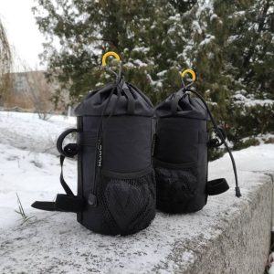 ROGOVbags Bike Feed Bag  Snack & Bottle Holder for Bikepacking Adventures