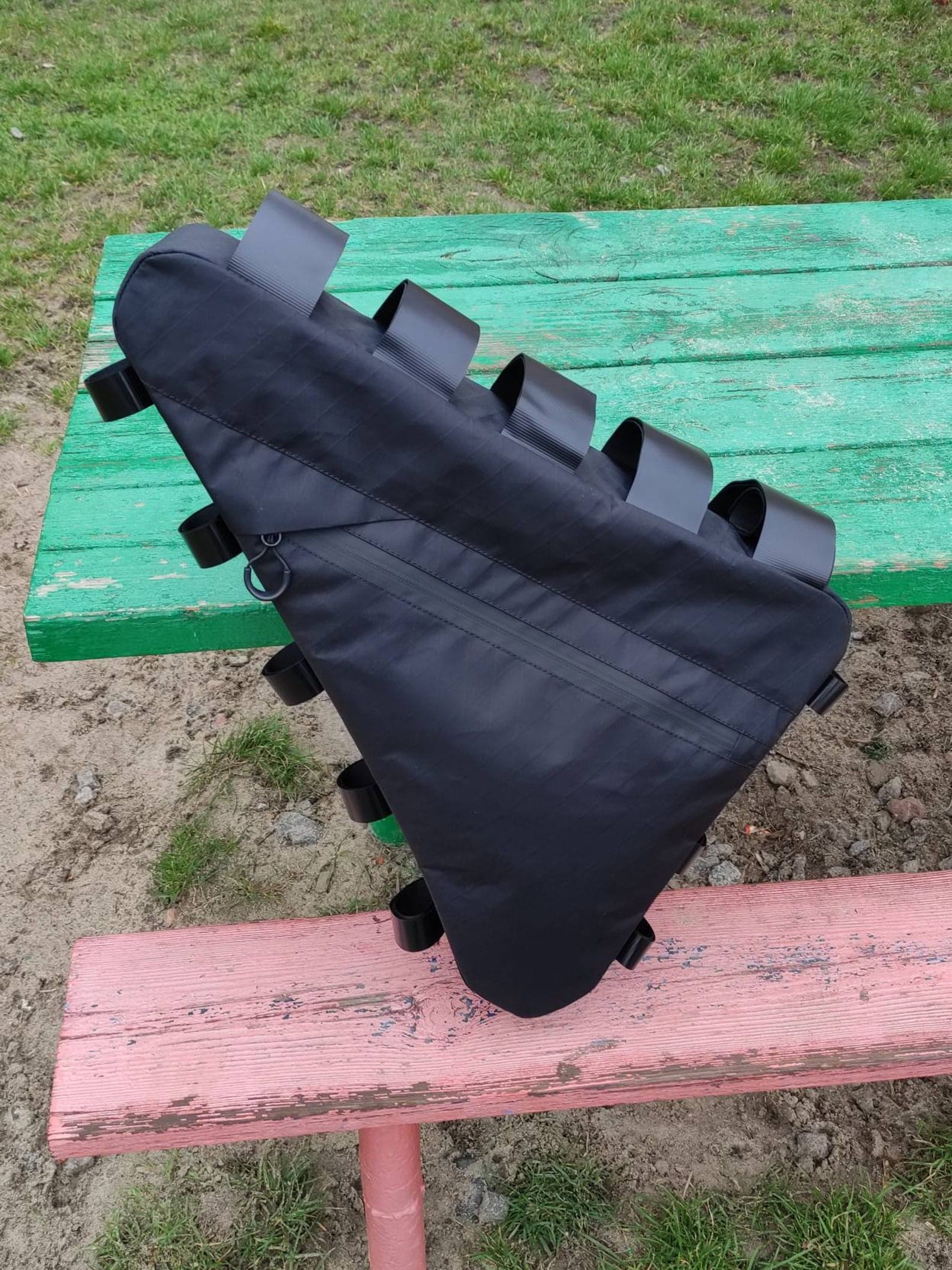 ROGOVbags Custom Battery Bike Frame Bag – Handmade Triangle Pack for Bikepacking & Cycling Presents - Image 2