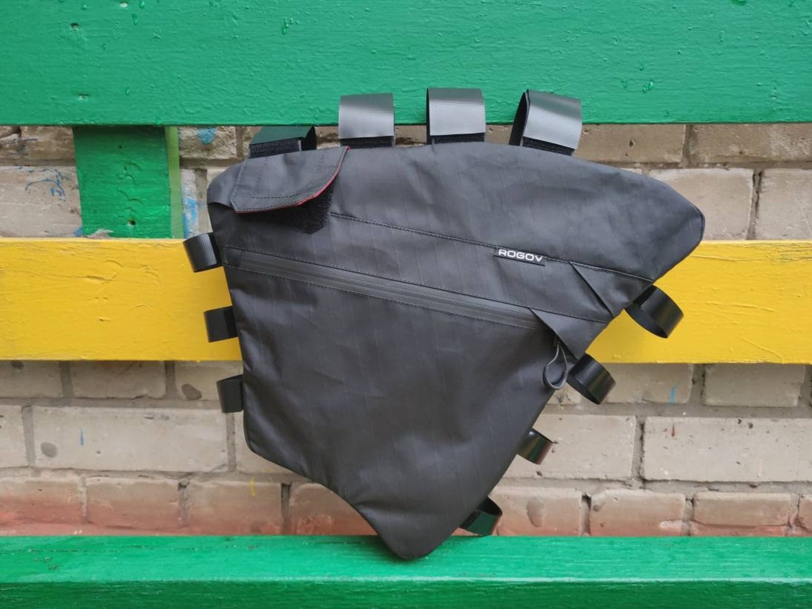 ROGOVbags Custom Battery Bike Frame Bag – Handmade Triangle Pack for Bikepacking & Cycling Presents - Image 4