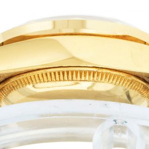 Rolex Lady Datejust President 26MM Champagne Index Dial Diamond Pyramid Watch with Quickset and Rolex Box