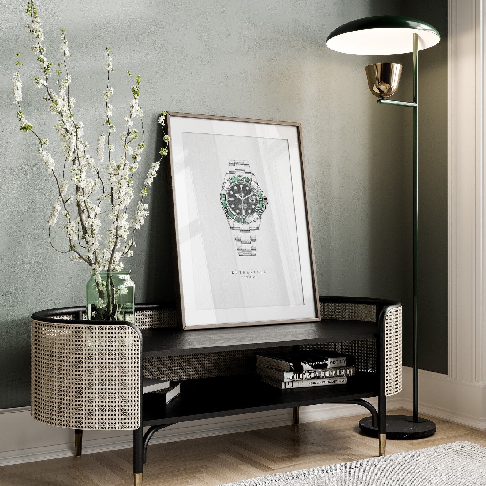 Rolex Submariner 126610LV Premium Watch Art Prints for Watch Aficionados and Home Decor