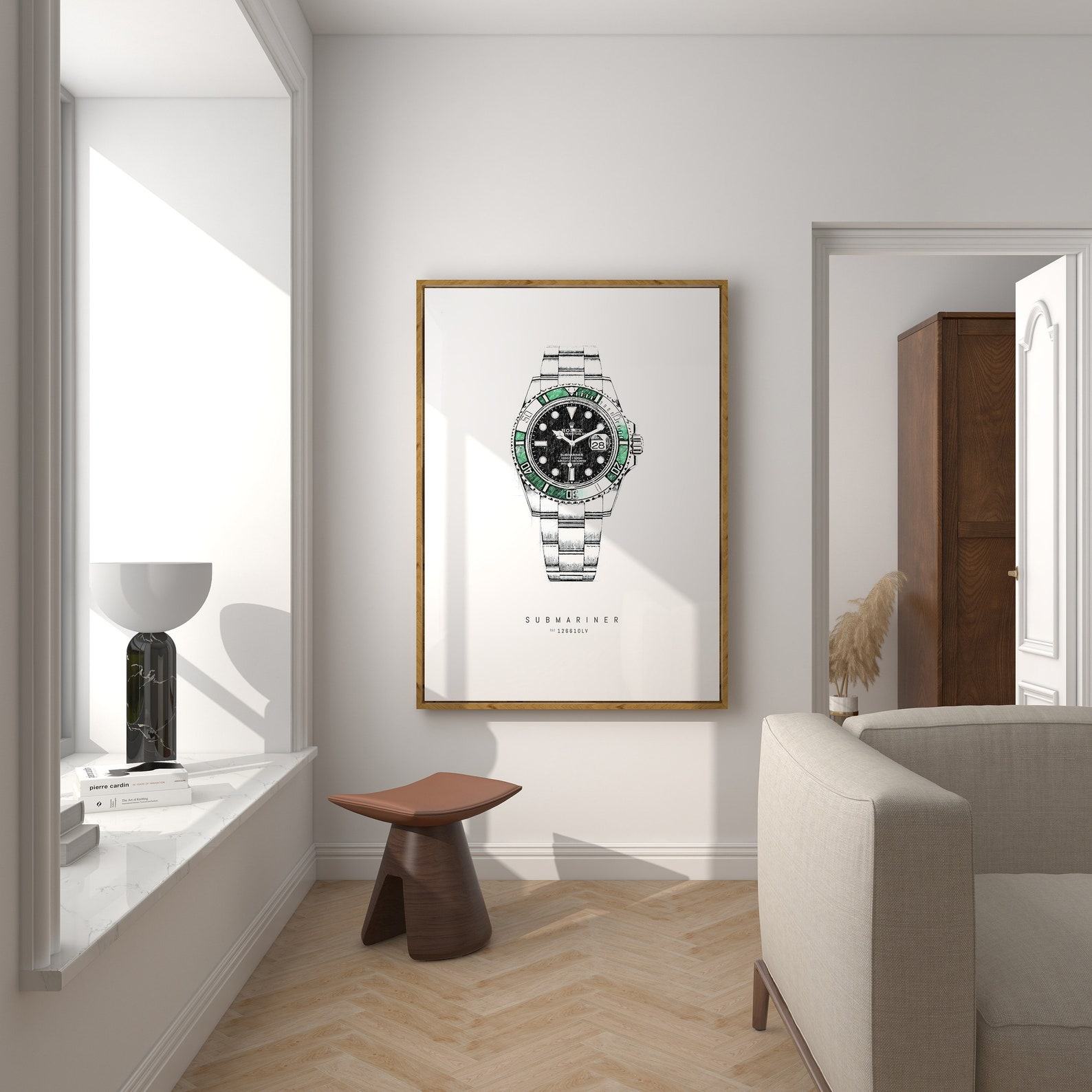 Rolex Submariner 126610LV Premium Watch Art Prints for Watch Aficionados and Home Decor