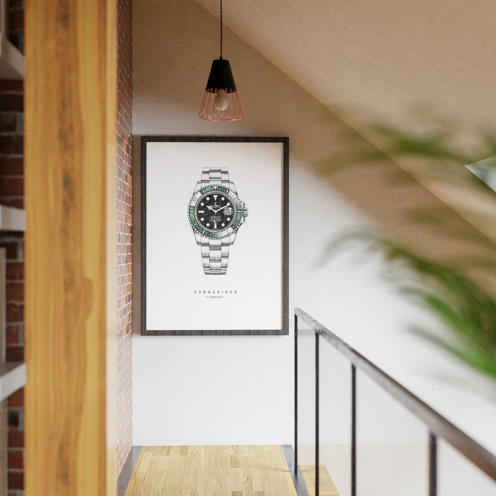 Rolex Submariner 126610LV Premium Watch Art Prints for Watch Aficionados and Home Decor