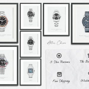 Rolex Submariner 126610LV Premium Watch Art Prints for Watch Aficionados and Home Decor