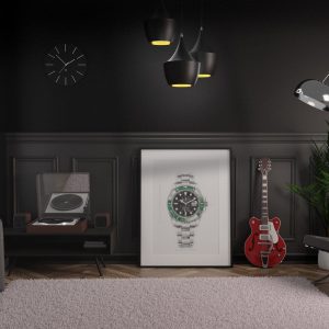 Rolex Submariner Ref. 126610LV Dive into the Depths with Our Digitally Crafted Watch Print